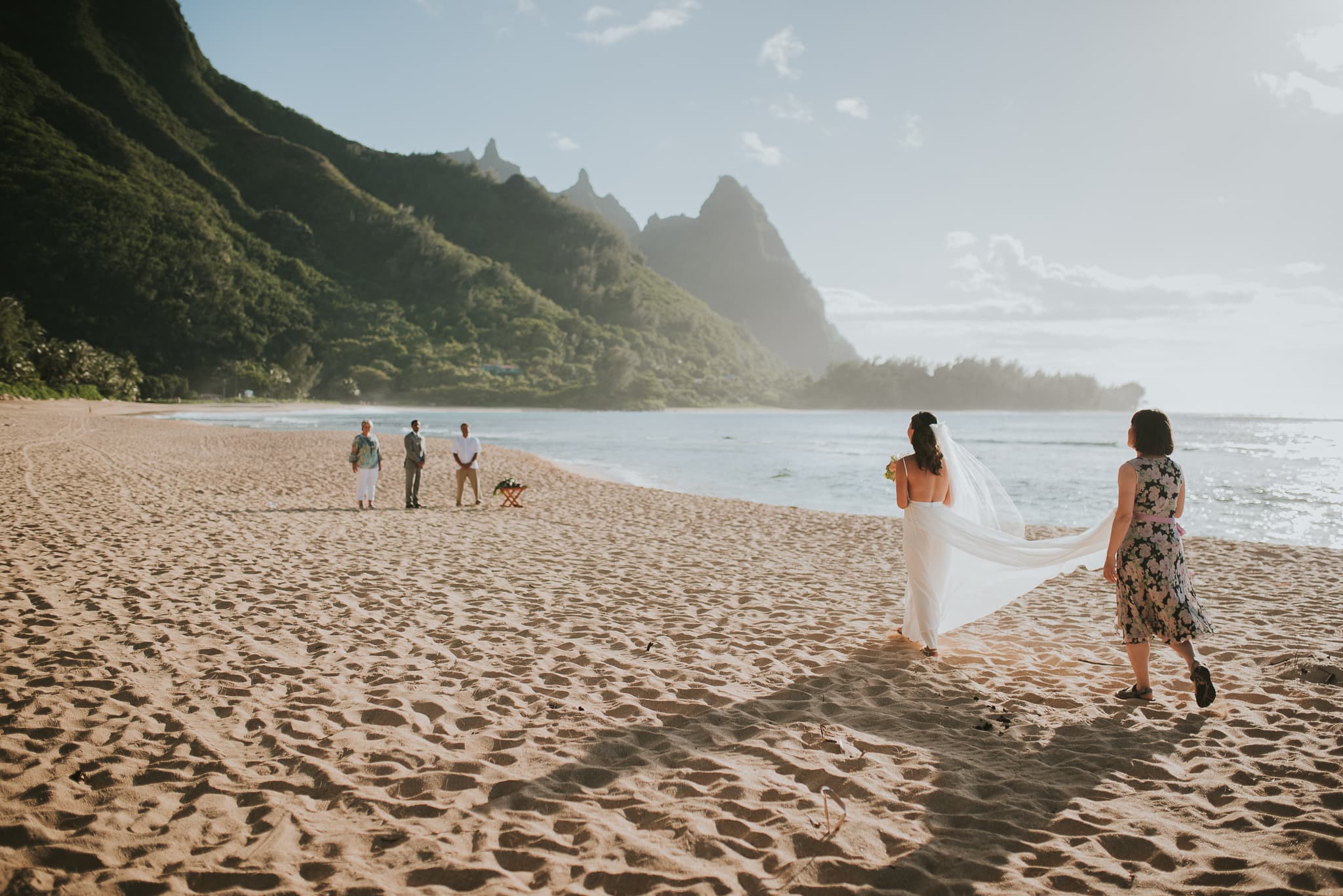Tunnels Beach Wedding Kauai Elopement Hawaii