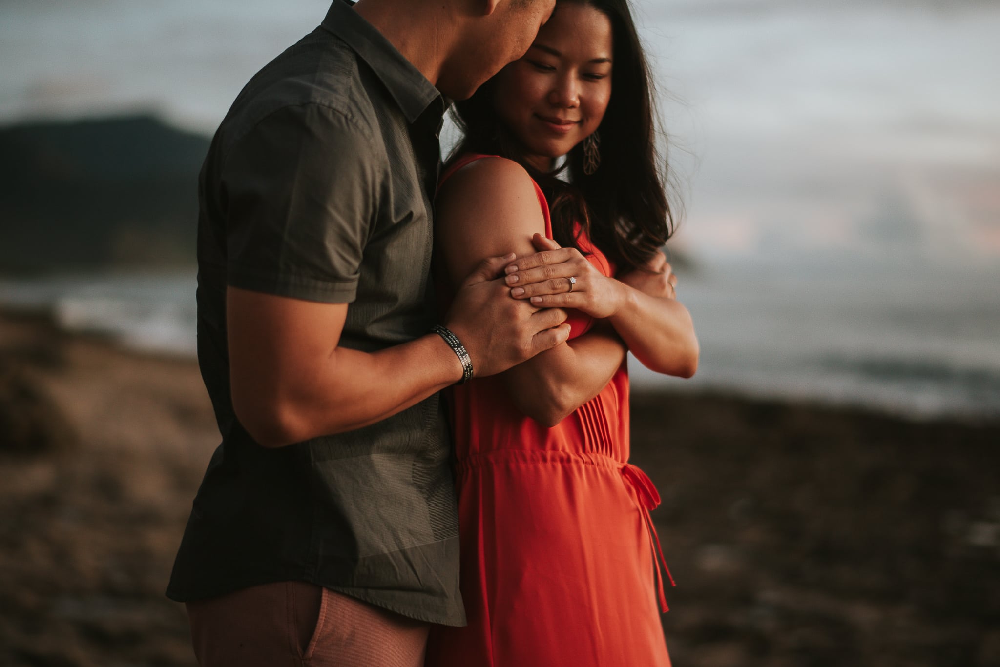 Kaʻena Point engagement photography